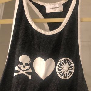 SoulCycle (2) Athletic Grey Tank Top • XS